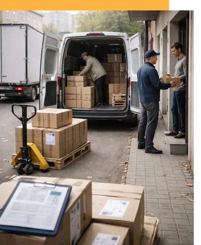 Доставка грузов от двери до двери с таможней от 46382 руб.