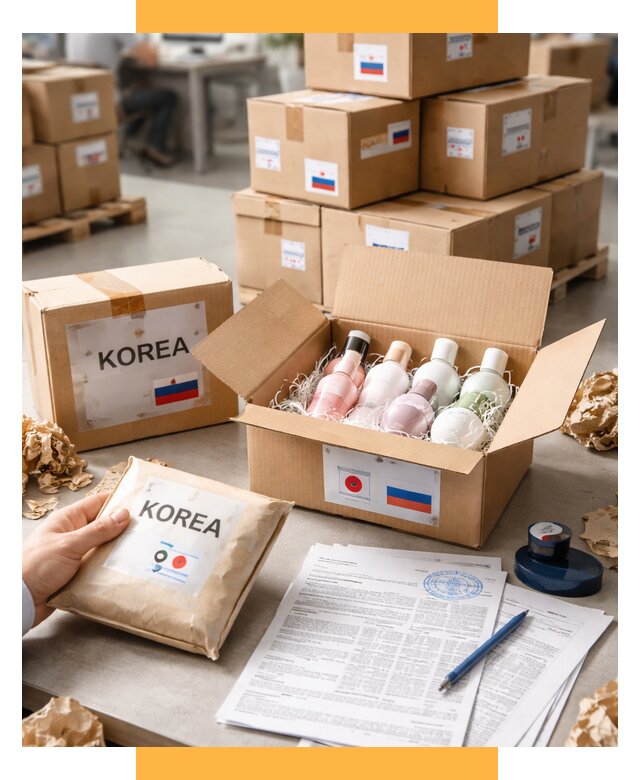 Доставка косметики из Кореи от 8761 р. под ключ | СетСервис-Грг