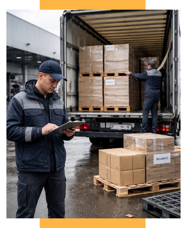 Доставка грузов из Беларуси от 15461 р. логистика СетСервис-Грг