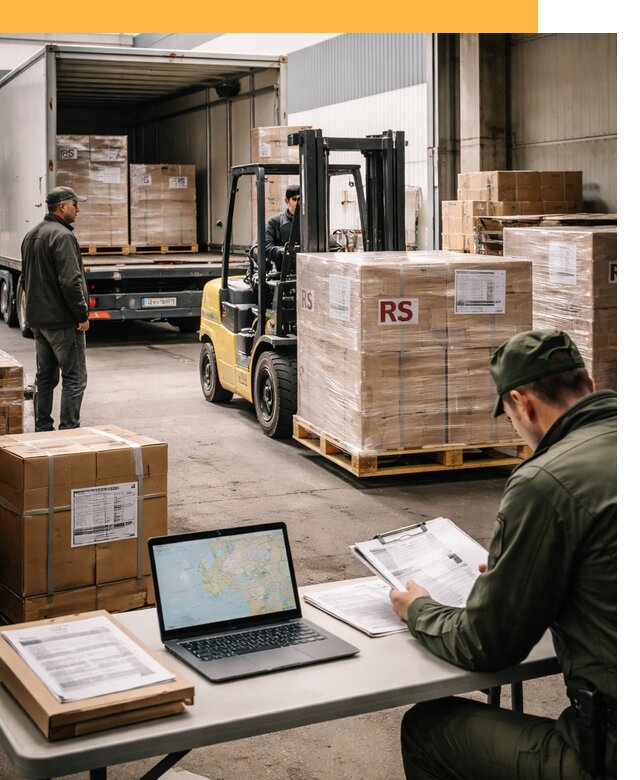 Доставка грузов в Сербию от 46382 руб, международные перевозки