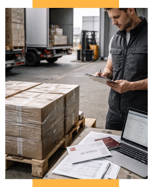 Доставка в Австрию от 66996 р. Логистика и экспорт СетСервис-Грг