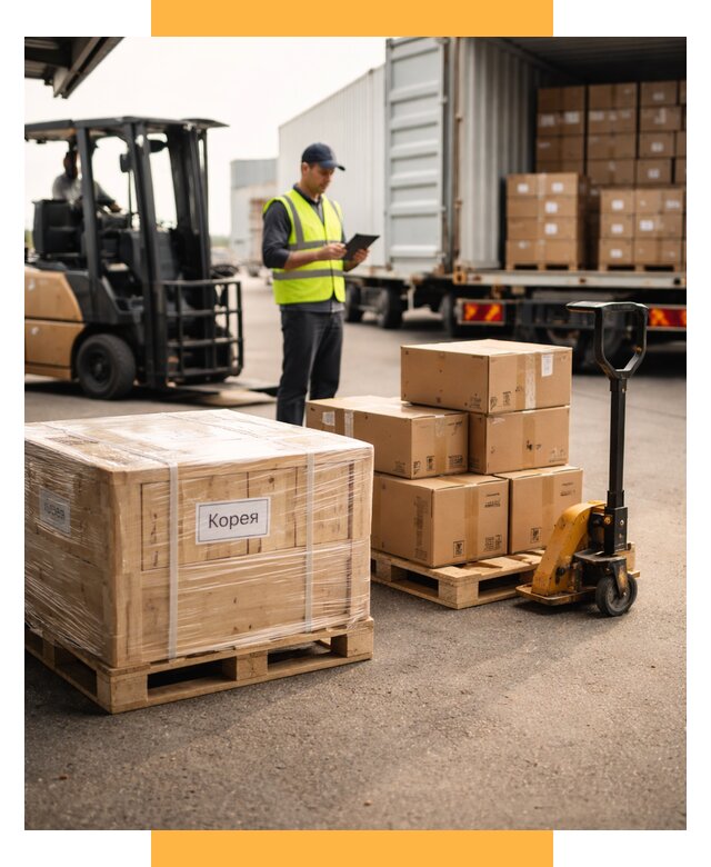 Доставка грузов в Корею из России от 36075 р. | СетСервис-Грг