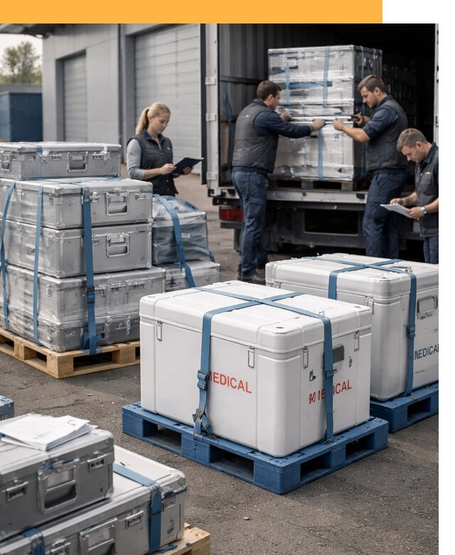 Перевозка медицинского оборудования по всему миру от 15461 руб
