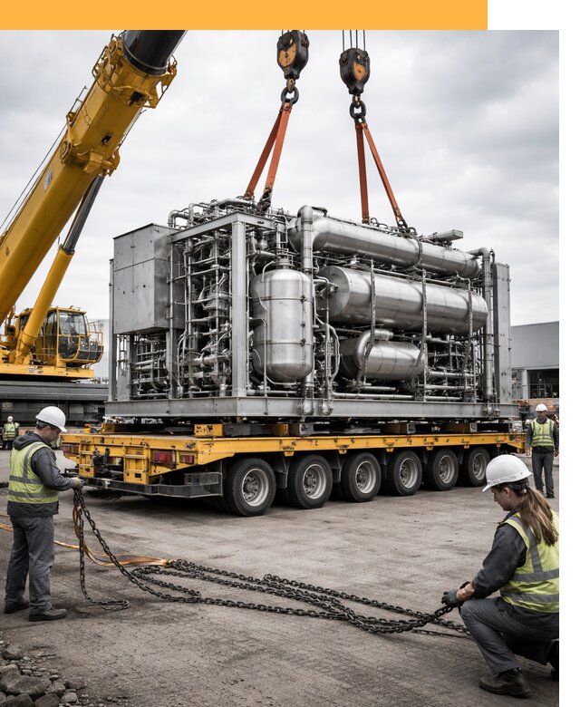 Перевозка тяжеловесных грузов по миру от 154605 руб