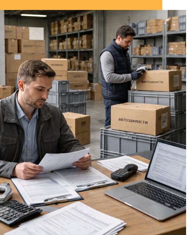 Таможенное оформление автозапчастей по выгодным тарифам от 8761