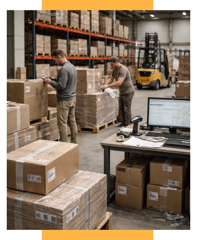 Склад консолидации в Европе от 6700 р., услуги СетСервис-Грг